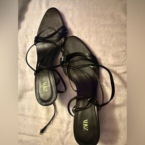 Zara Elegant Black Women's Sandals